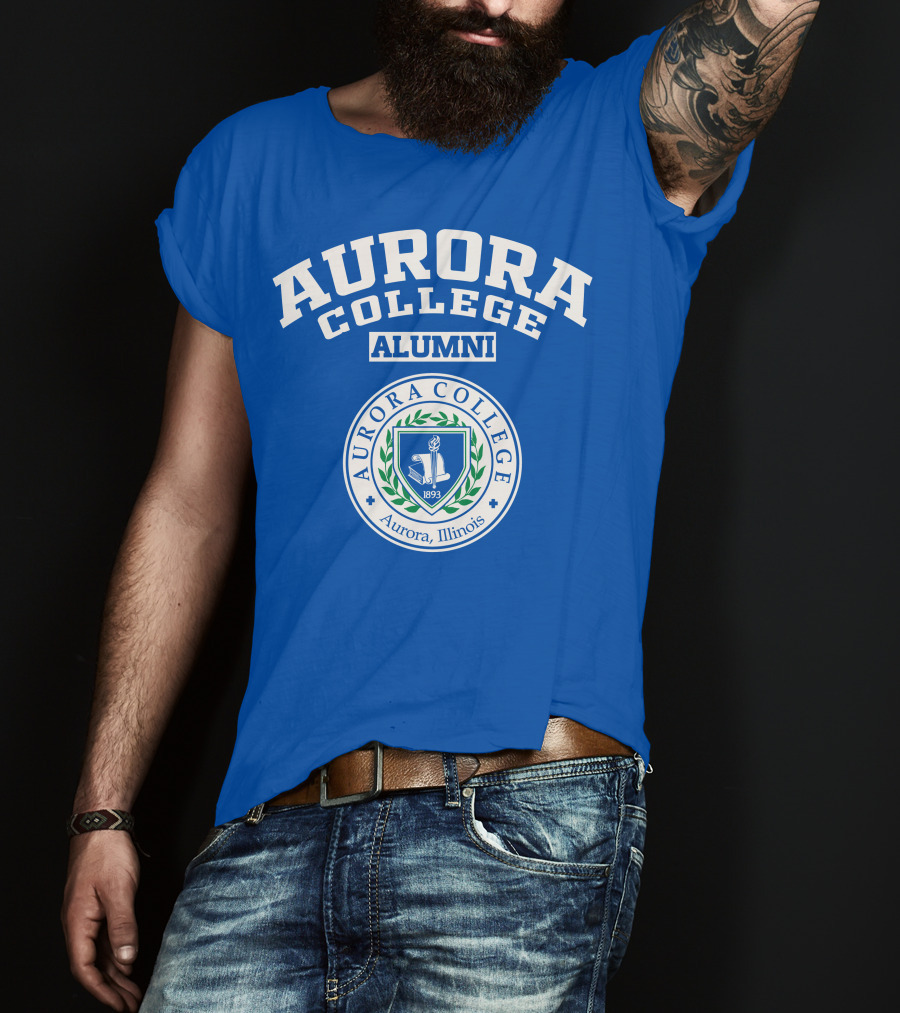 Aurora College Alumni Seal Aurora Illinois 1893 T-Shirt