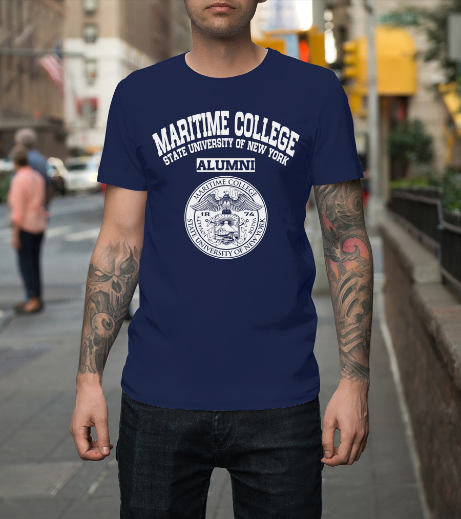 SUNY Maritime College State University of New York Alumni 1874 Seal T-Shirt
