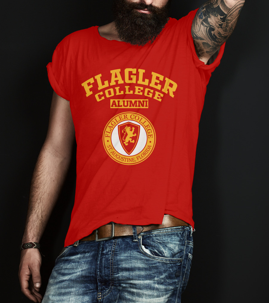 Flagler College Alumni St. Augustine Florida Lion Crest T-Shirt