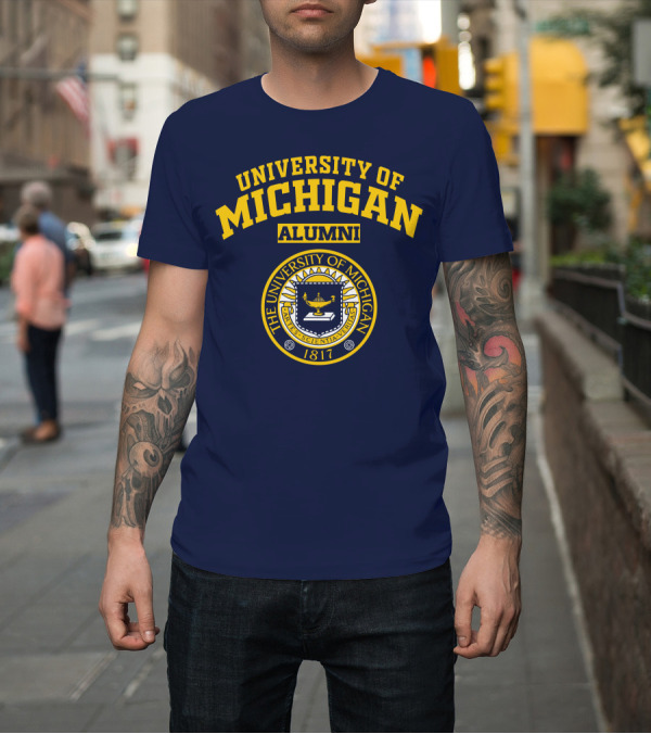 Shirt: University of Michigan Alumni 1817 Seal T-Shirt University of Michigan Alumni 1817 Seal T-Shirt