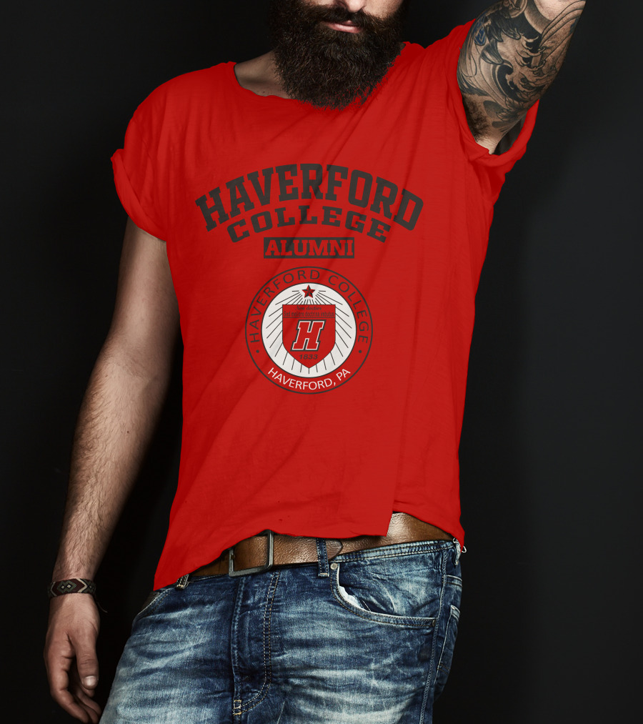 Haverford College Alumni Seal Haverford PA 1833 T-Shirt