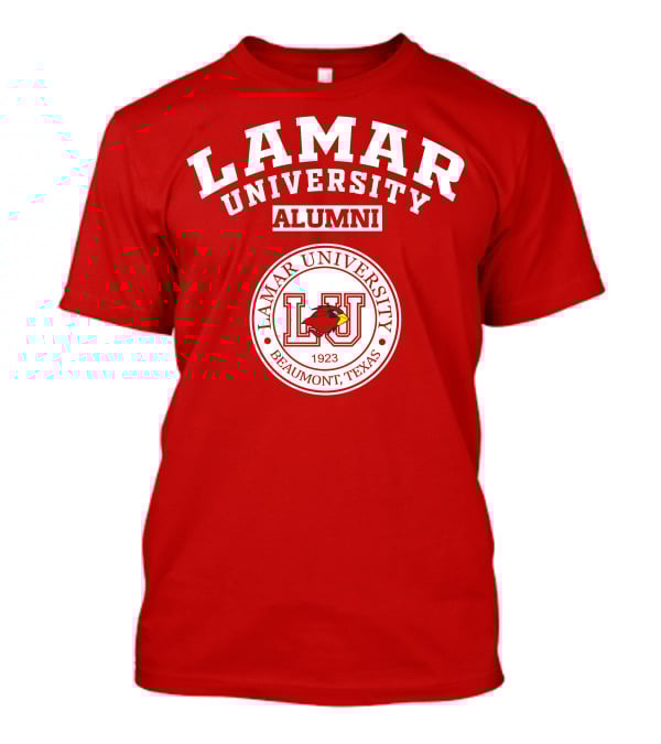 Lamar University Alumni Beaumont Texas 1923 Cardinal T-Shirt