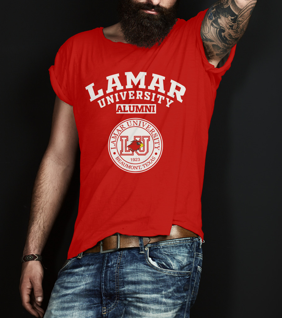 Lamar University Alumni Beaumont Texas 1923 Cardinal T-Shirt