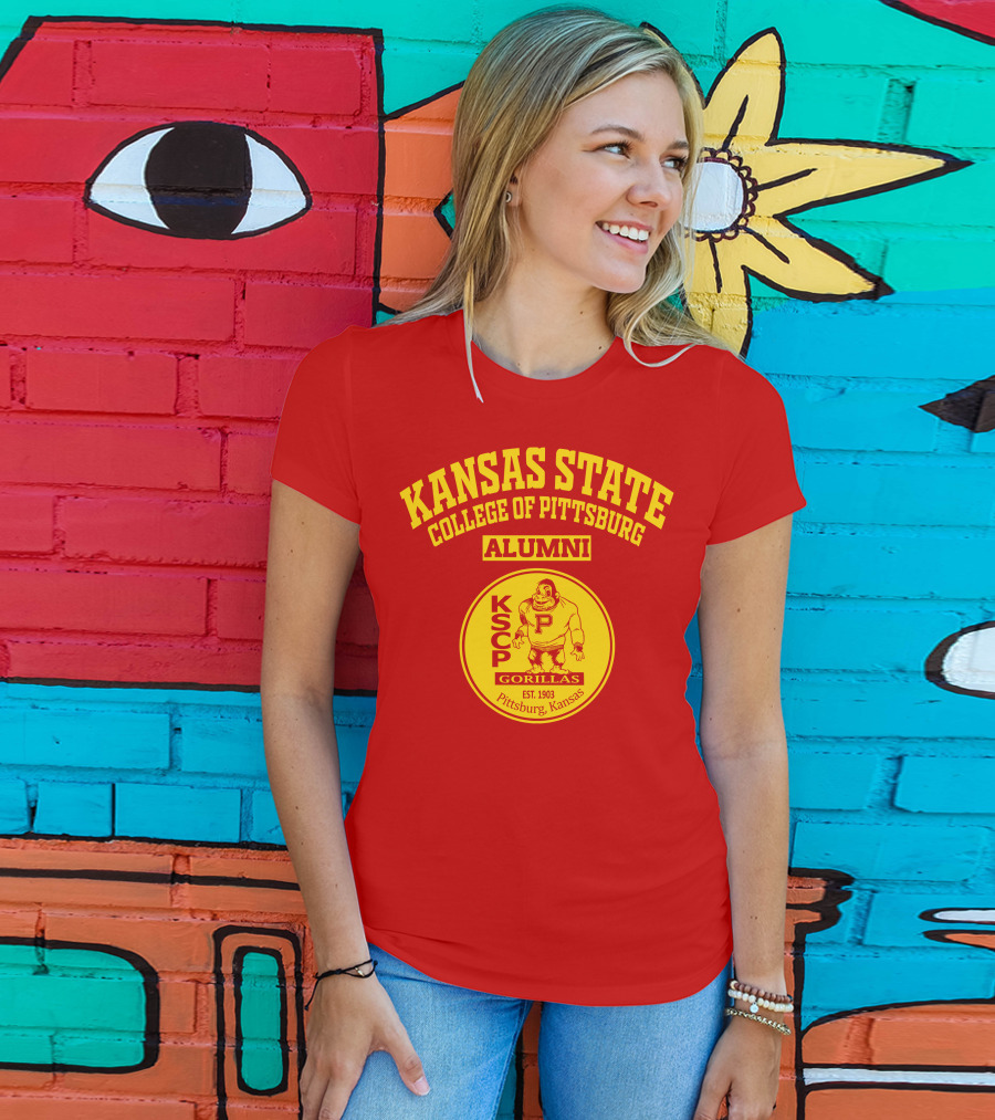 Kansas State College Of Pittsburg Alumni Gorillas KSCP Est. 1903 Pittsburg Kansas T-Shirt