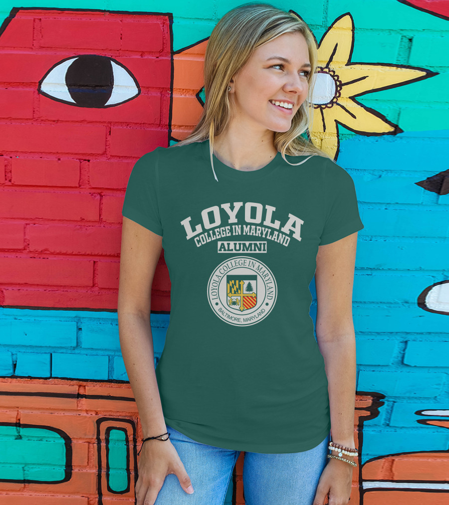 Loyola College IN Maryland Alumni Baltimore Seal T-Shirt