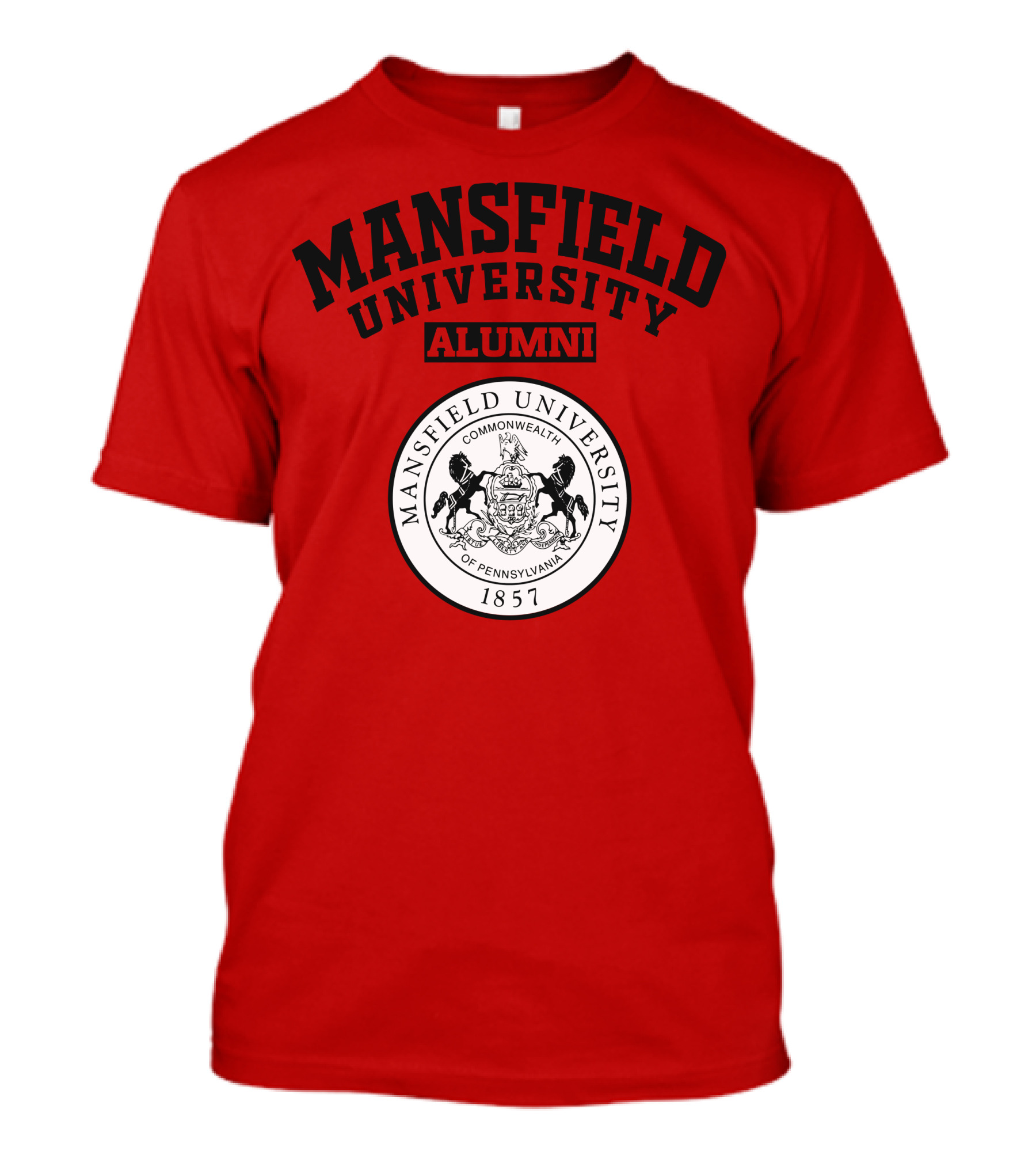 Mansfield University Alumni Commonwealth Of Pennsylvania 1857 T-Shirt