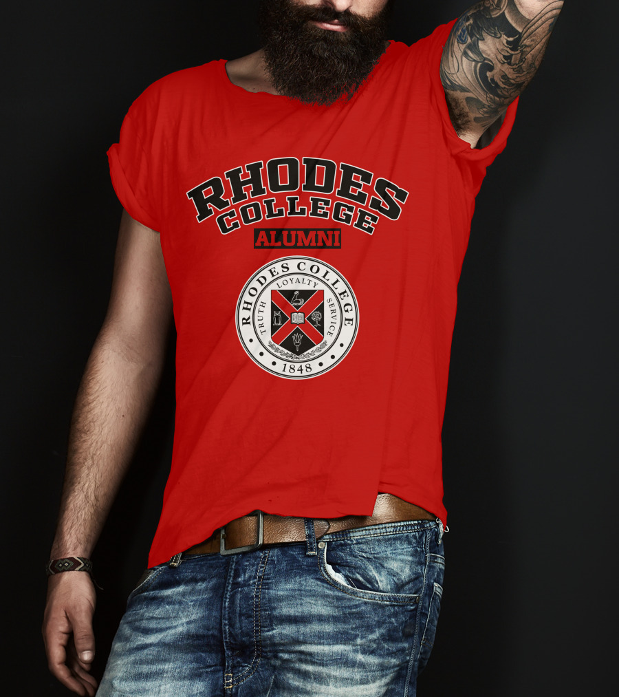 Rhodes College Alumni Truth Loyalty Service 1848 Seal T-Shirt