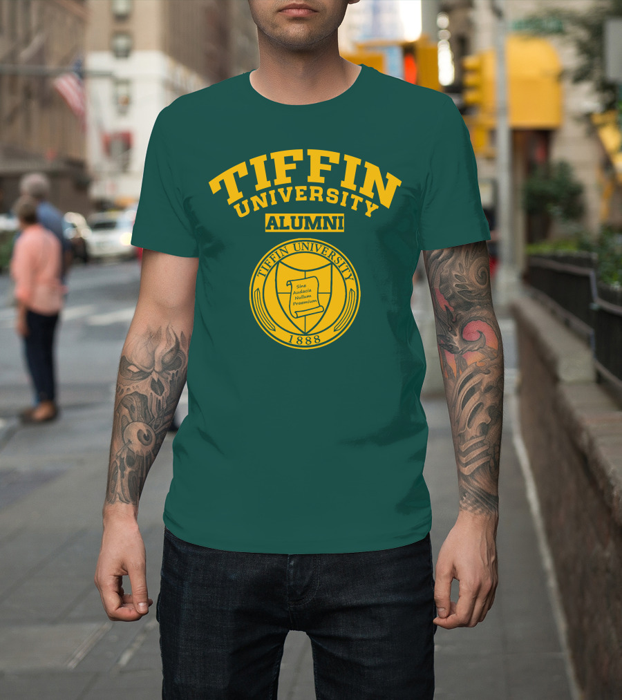 Tiffin University Alumni 1888 Sine Audacia Nullum Praemium T-Shirt
