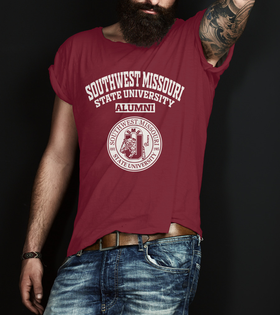 Southwest Missouri State University Alumni Smsu Bears Est 1905 T-Shirt