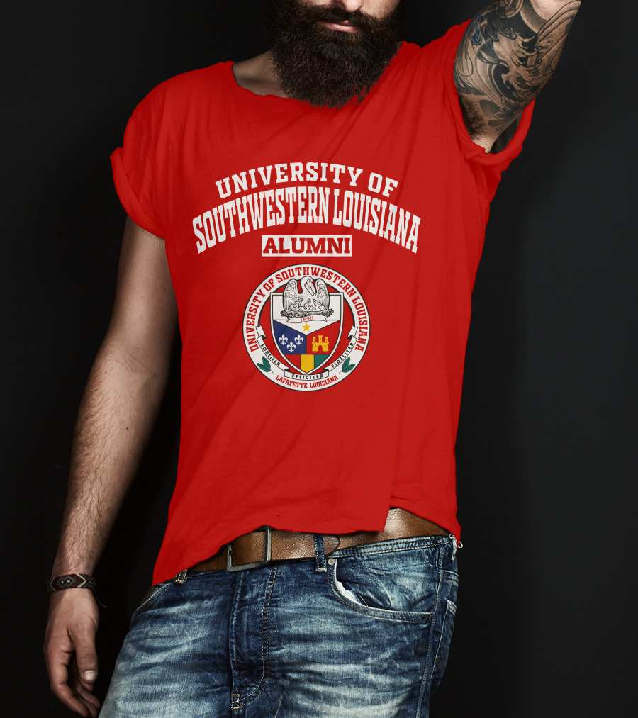 University Of Southwestern Louisiana Alumni Lafayette Louisiana Seal T-Shirt