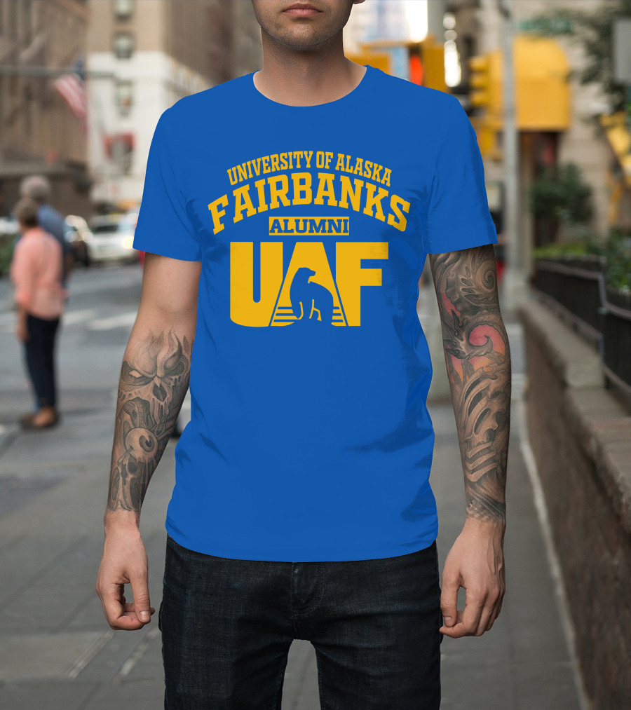 University of Alaska Fairbanks Alumni UAF Bear T-Shirt