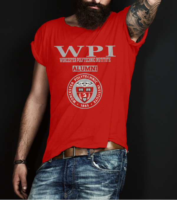 Worcester Polytechnic Institute WPI Alumni Seal 1865 T-Shirt