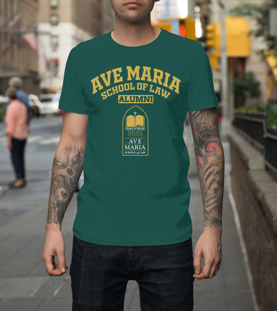 Ave Maria School Of Law Alumni Fides Et Ratio Crest T-Shirt