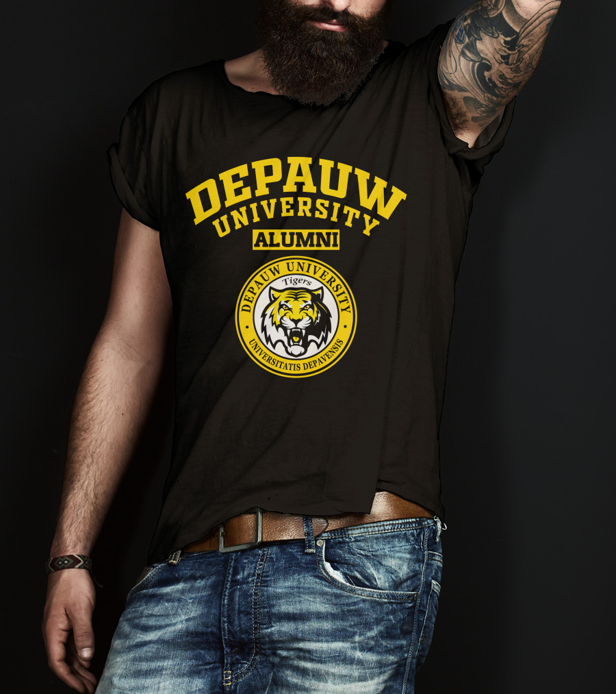 DePauw University Alumni Tigers Universitatis Depawensis T-Shirt