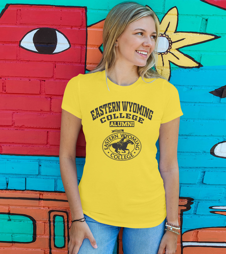Eastern Wyoming College Alumni Lancers Rider T-Shirt