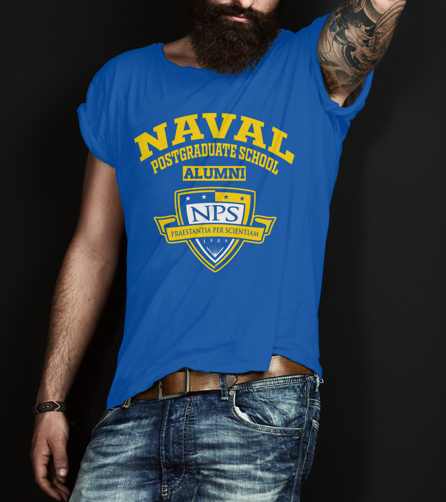 Naval Postgraduate School Alumni Nps Praestantia Per Scientiam 1909 T-Shirt