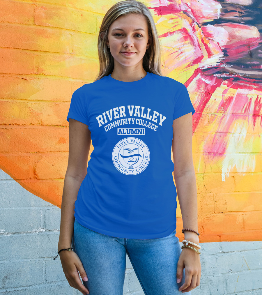 River Valley Community College Alumni Emblem 1968 T-Shirt