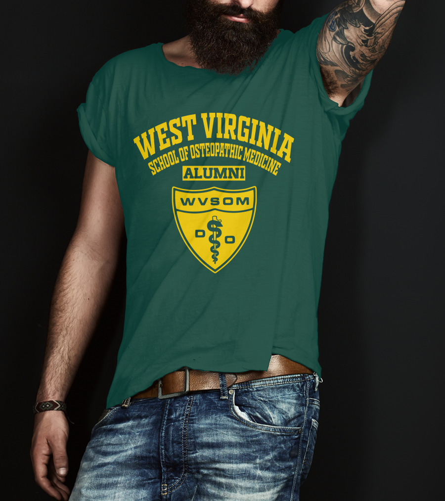 West Virginia School Of Osteopathic Medicine Alumni WVSOM DO Shield T-Shirt