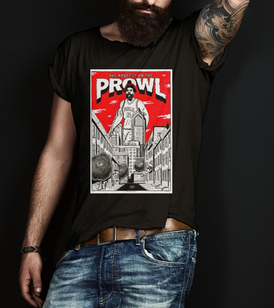 The Process On The Prowl Philadelphia 76ers Basketball Legend T-Shirt