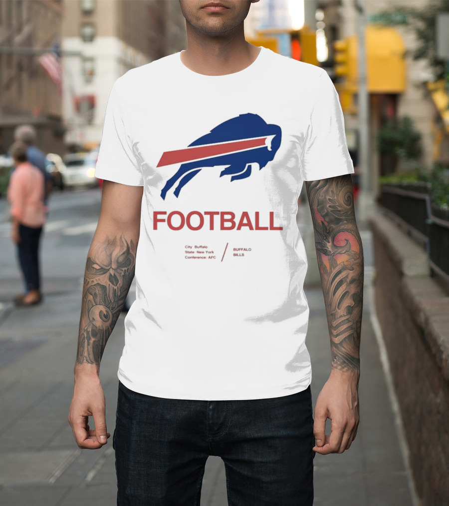 Buffalo Bills Football City Buffalo State New York Conference AFC T-Shirt