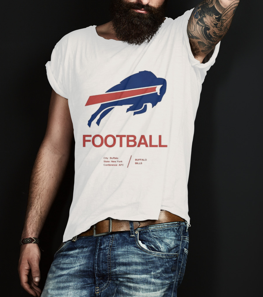 Buffalo Bills Football City Buffalo State New York Conference AFC T-Shirt