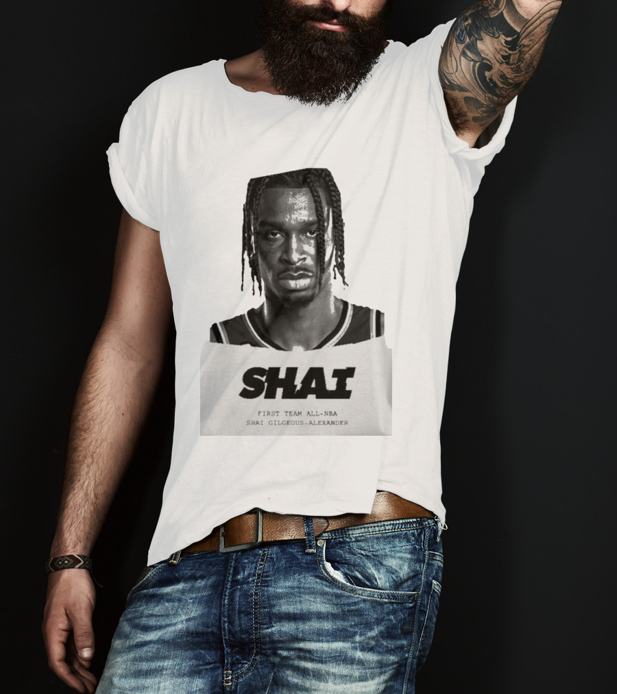 Sportscenter Shai First Team All-NBA Shai Gilgeous-Alexander T-Shirt