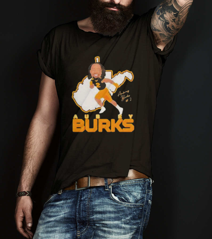 Aubrey Burks Fan 1 Football Player Art #2 T-Shirt