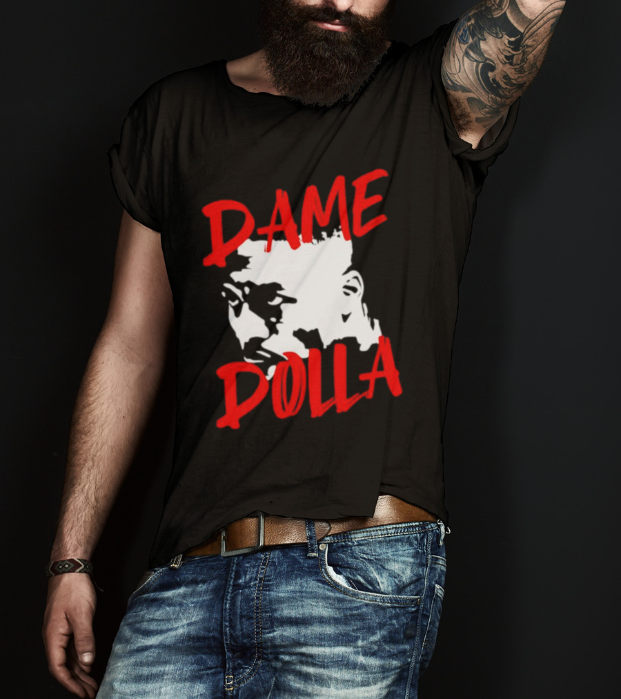 Dame Dolla Face Portrait Star Blazers T-Shirt