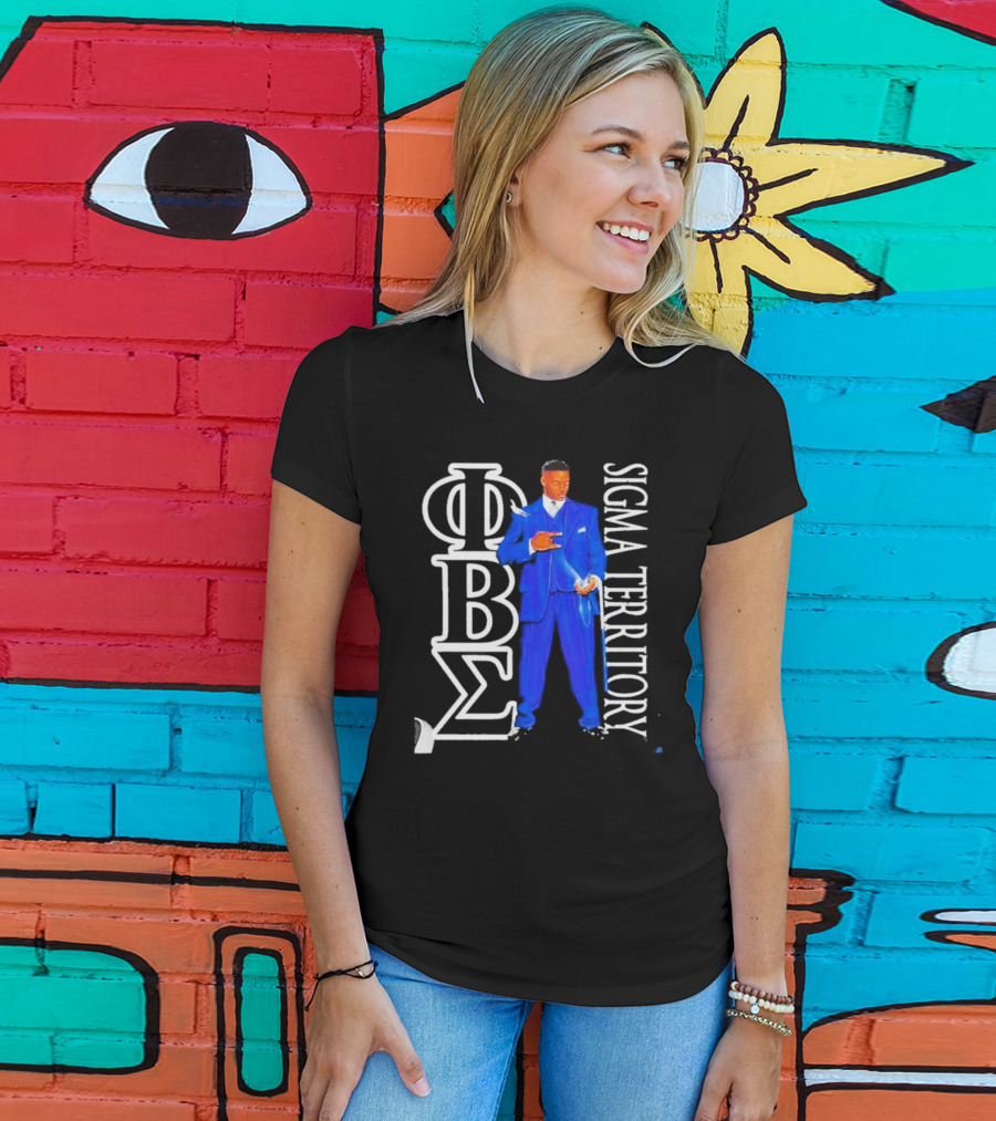 Sigma Territory Iobz Phi Beta Sigma Greek Letters T-Shirt