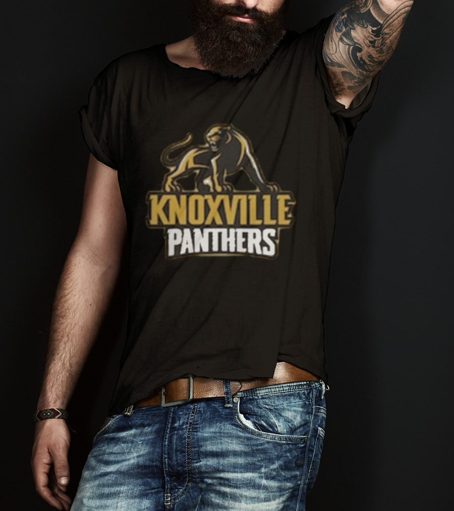 Knoxville Panthers Gold Black Panther T-Shirt