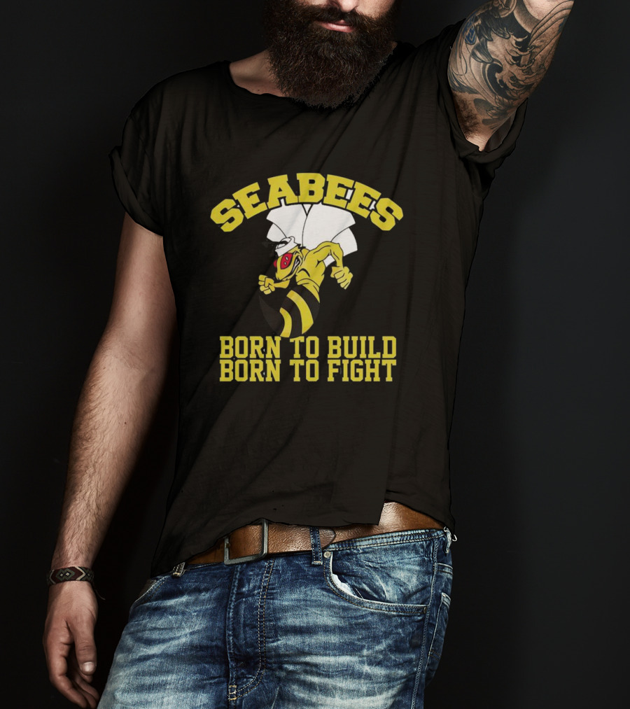 SEABEES Born To Build Born To Fight T-Shirt