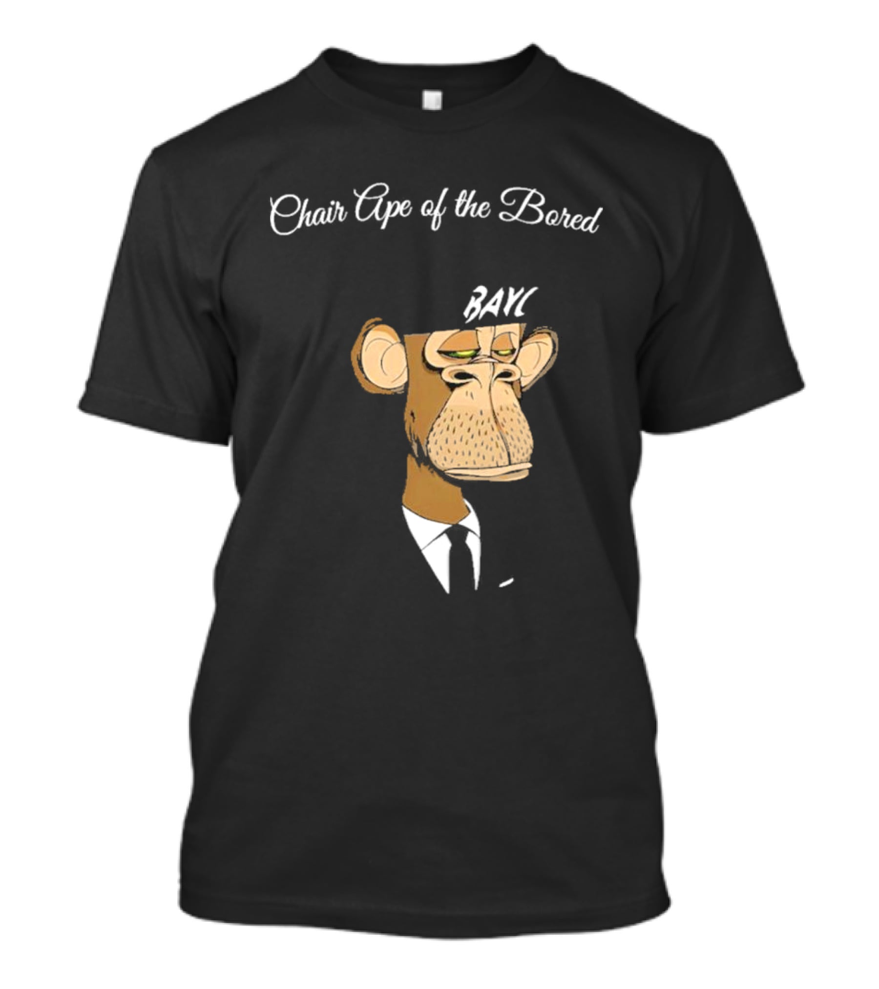Bored Ape Yacht Club Bared Monkey Face Chair Ape T-Shirt