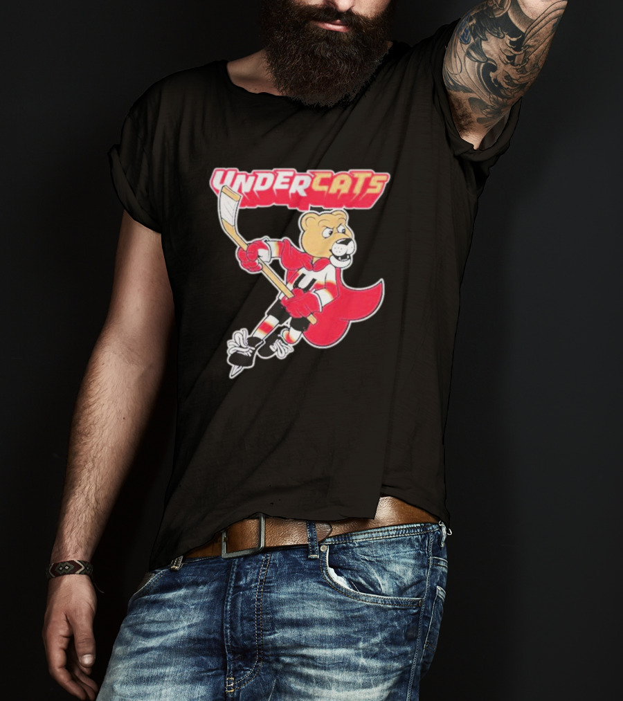 Undercats Florida Panthers Cartoon Hockey Character T-Shirt