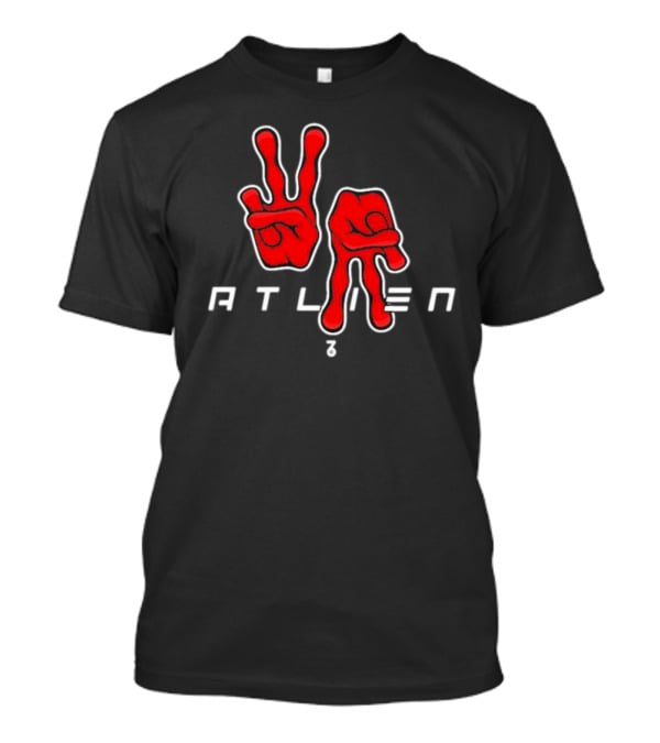 Seven Six Atliens Oukastnight Peace Sign T-Shirt