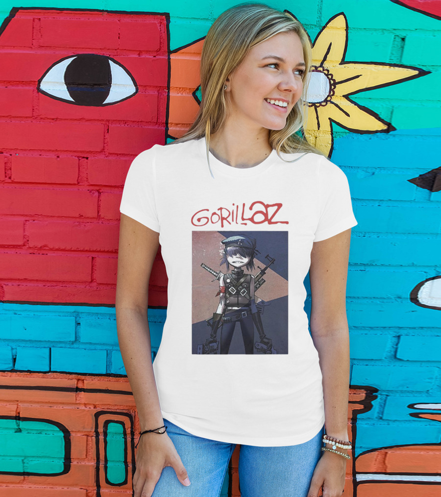 Timothee Chalamet Gorillaz Noodle Character T-Shirt