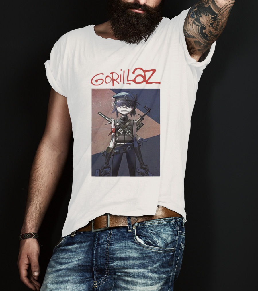 Timothee Chalamet Gorillaz Noodle Character T-Shirt