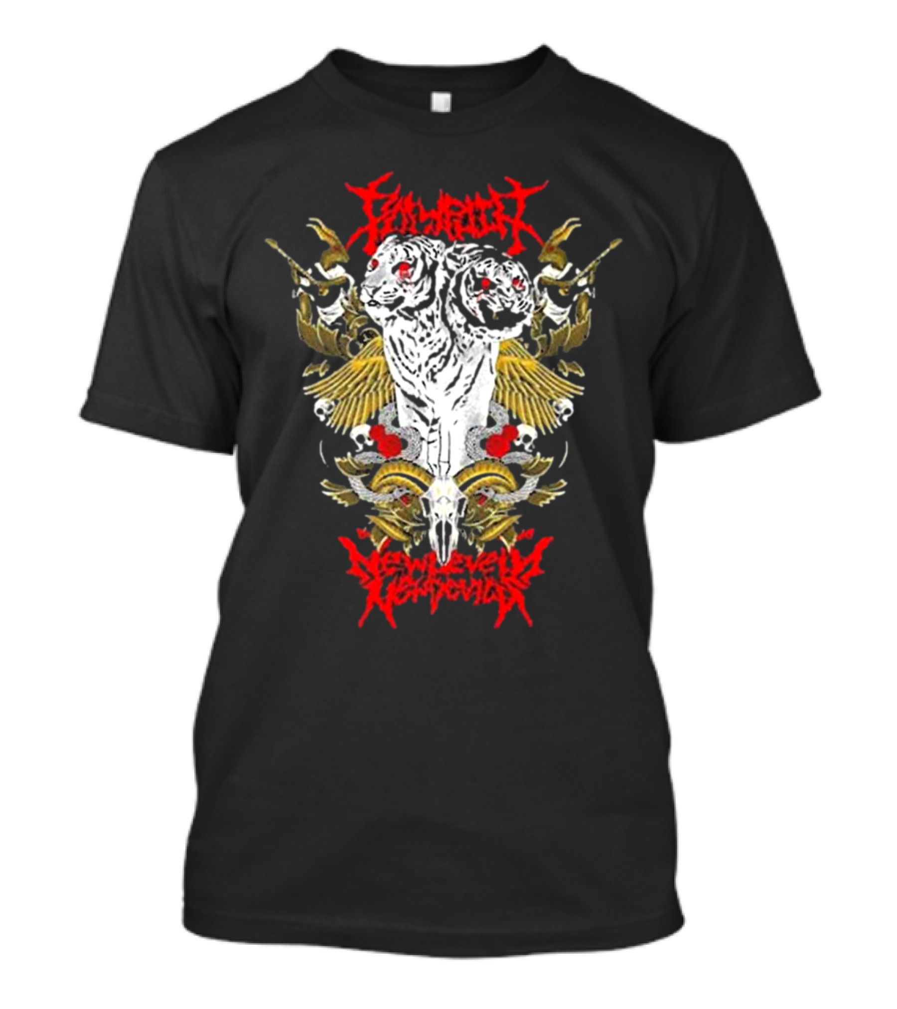 Polyphia Merch Polyphia Tiger New Levels New Devils T-Shirt