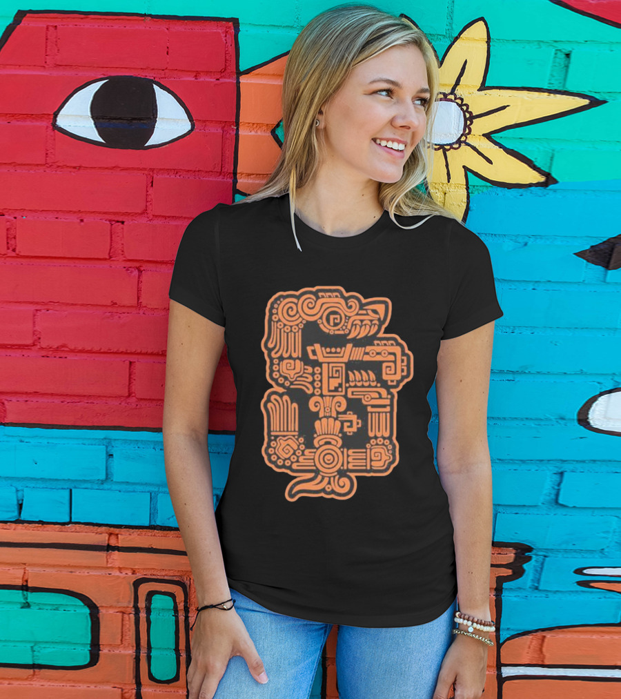 Aztec SF Giants Gigantes Tribal T-Shirt