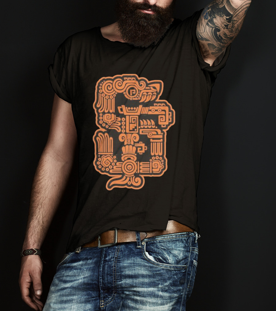 Aztec SF Giants Gigantes Tribal T-Shirt