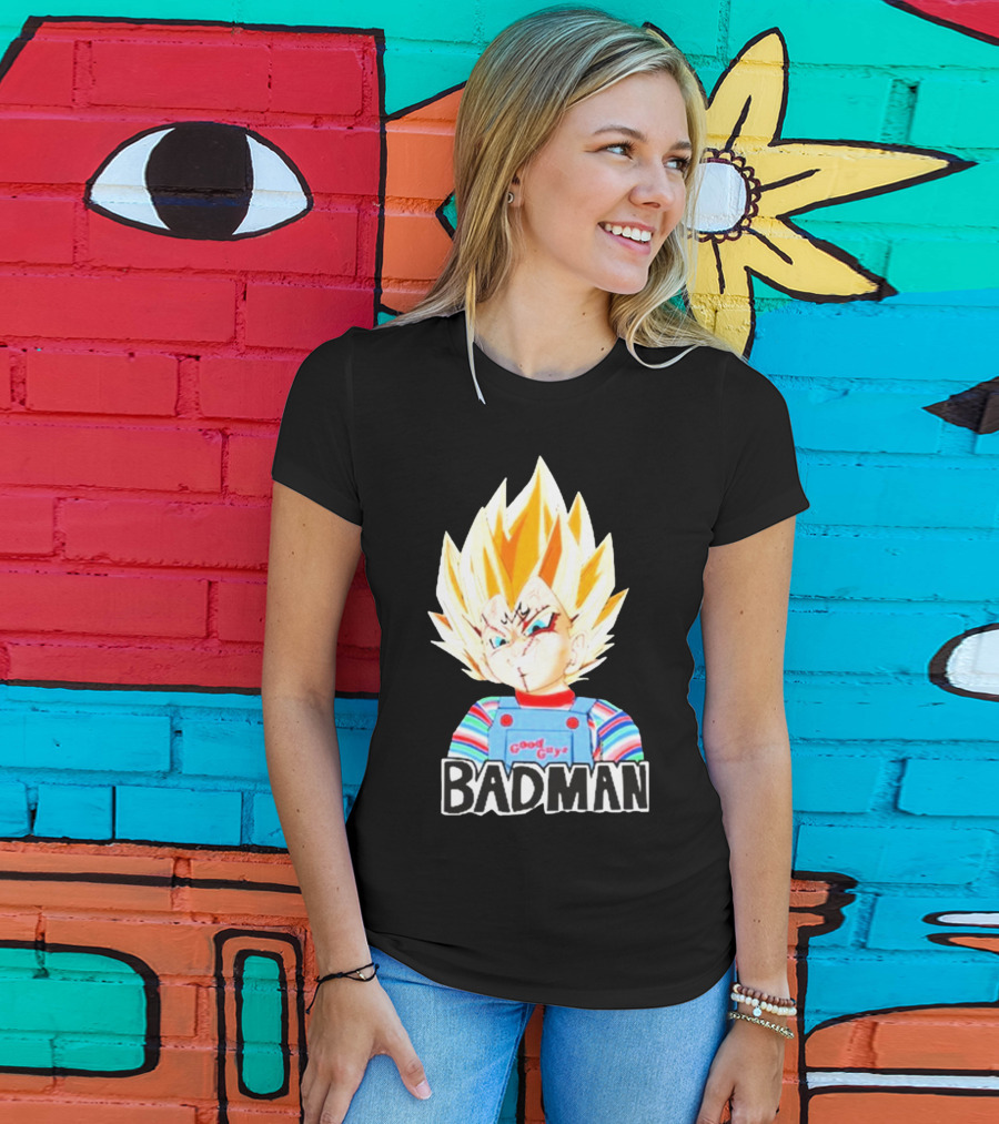 Badman Good Guy Vegeta Chucky Combo T-Shirt