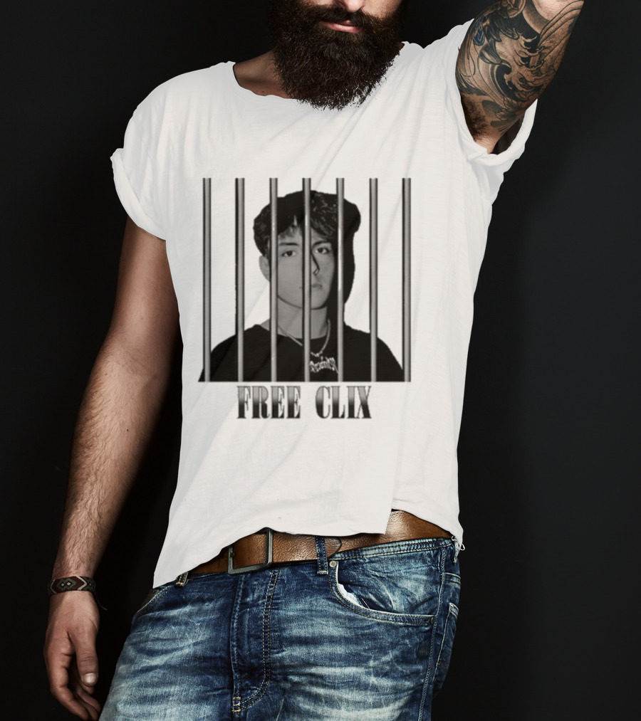 Free Clix Jail Bars T-Shirt