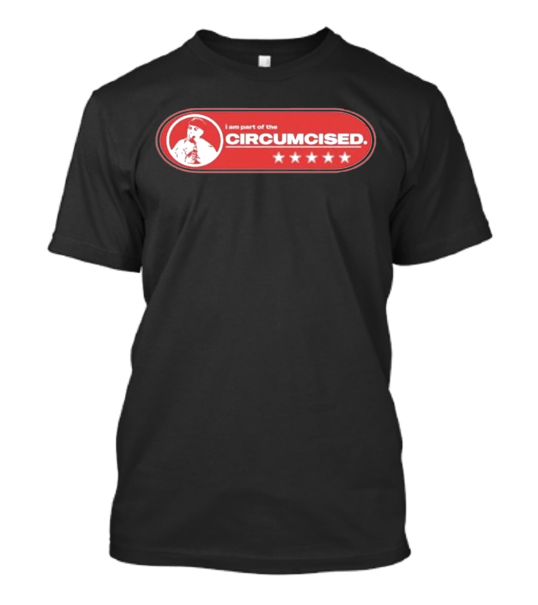 Niko B I Am Part Of The Circumcised Five Stars T-Shirt