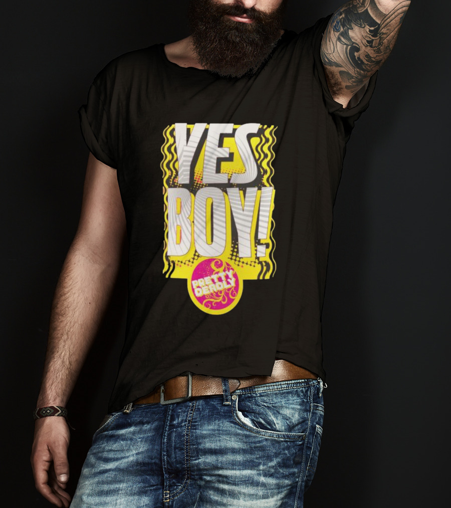 Yes Boy Pretty Deadly Neon Style Burst T-Shirt
