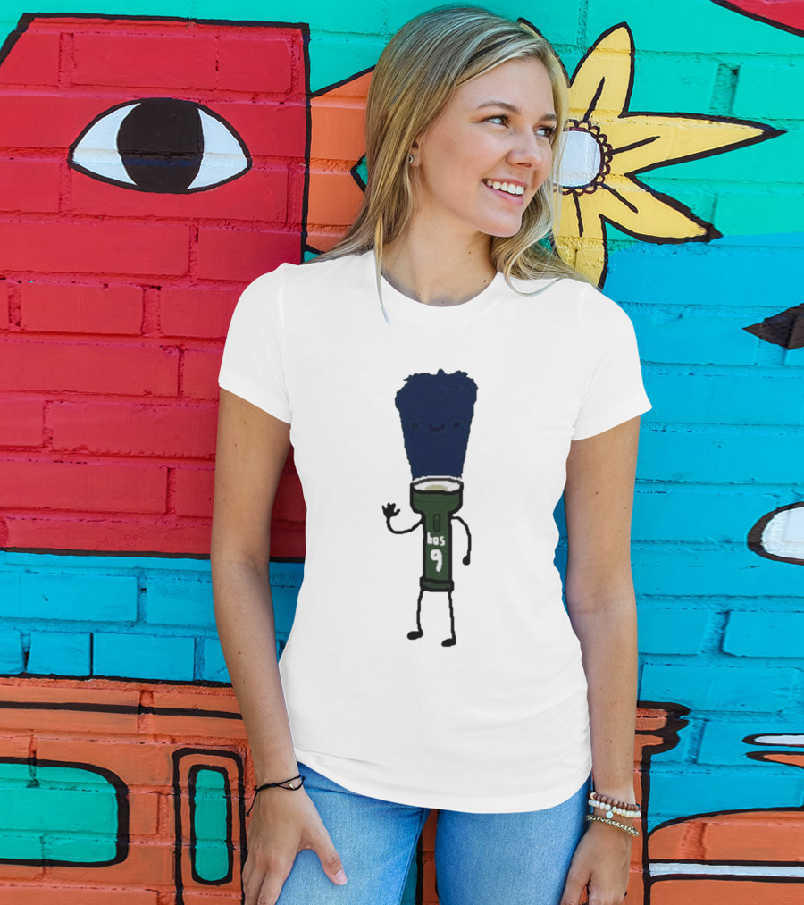 Derrick Light Boston 9 Flashlight Character T-Shirt