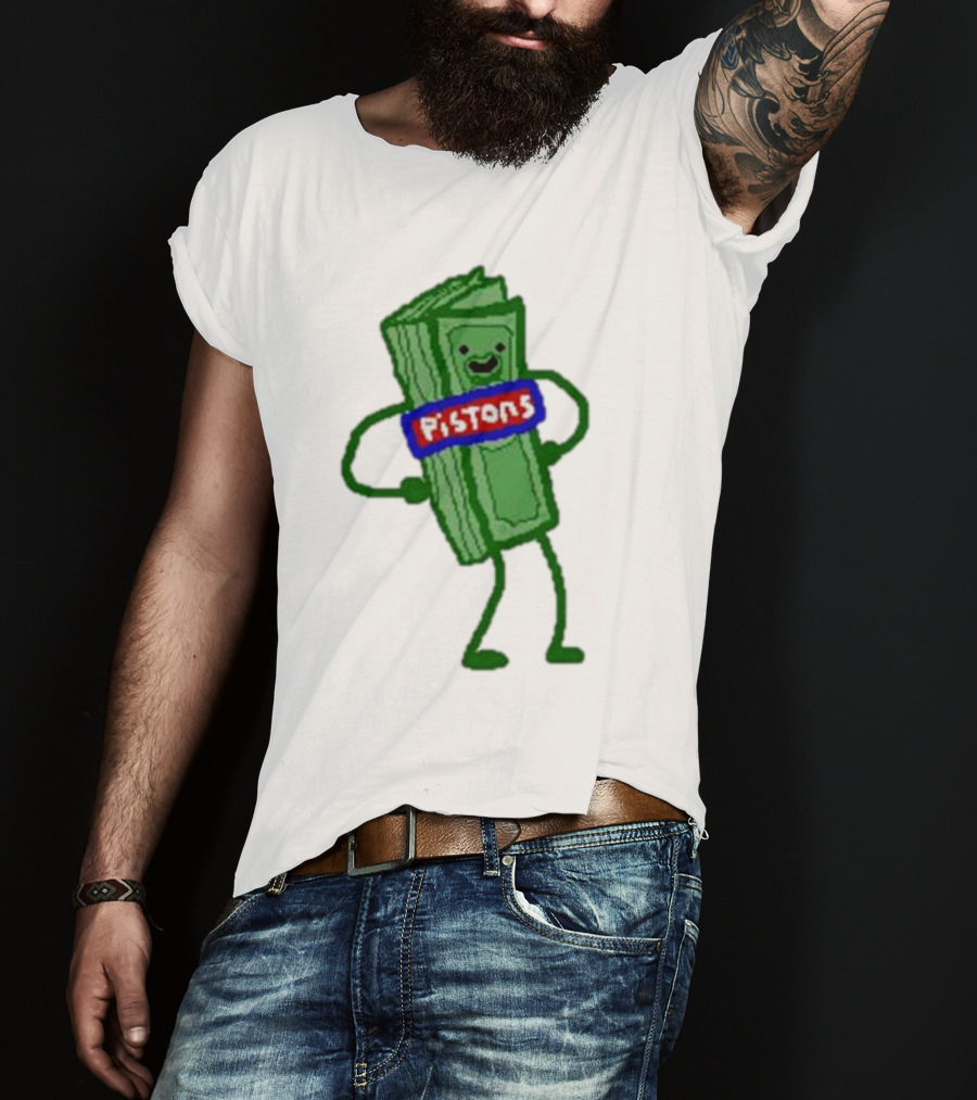 Monty Williams Pistons Money Mascot T-Shirt