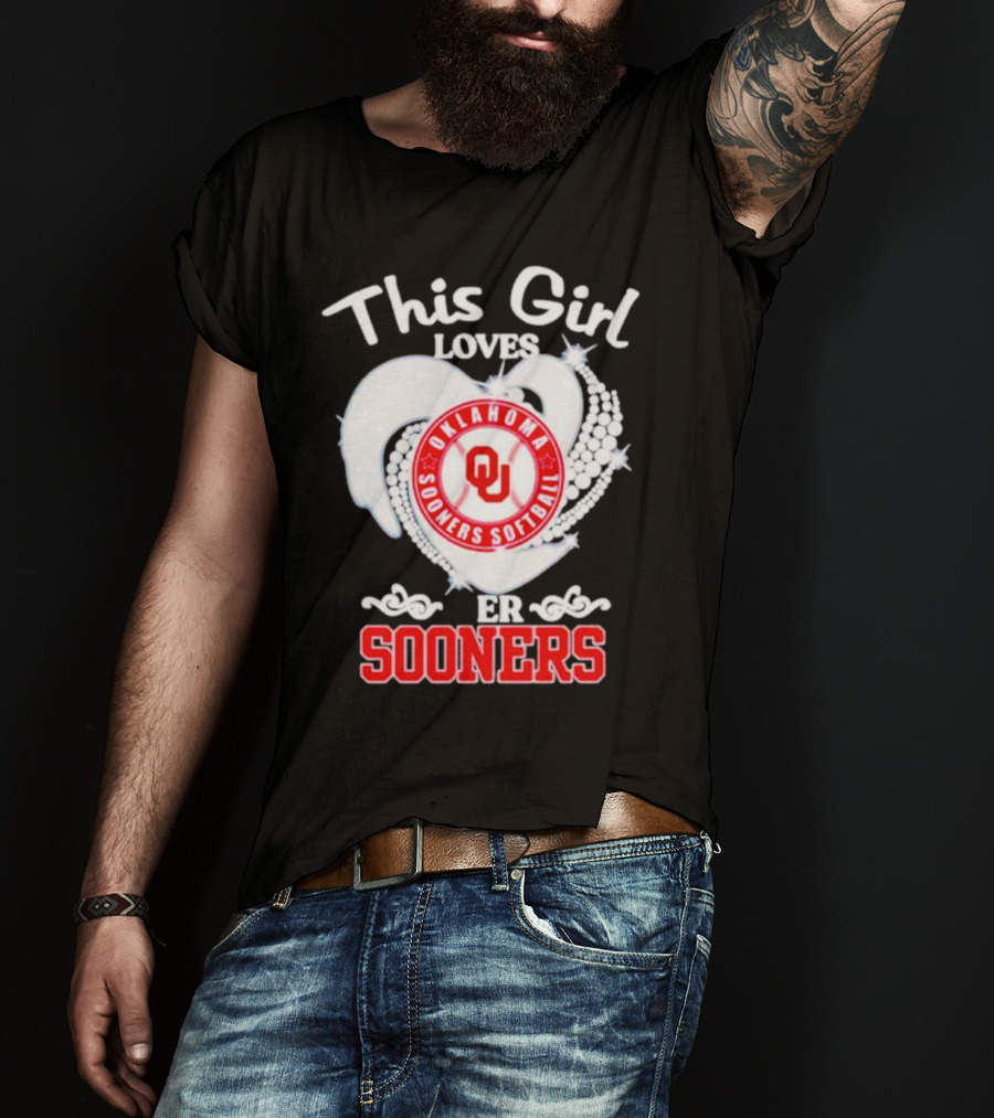 This Girl Loves Oklahoma Sooners Softball Her Sooners T-Shirt