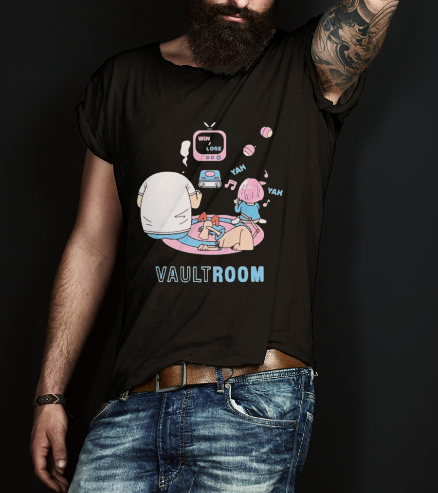 Vault Room Gaming Fun With Win Lose Challenge T-Shirt