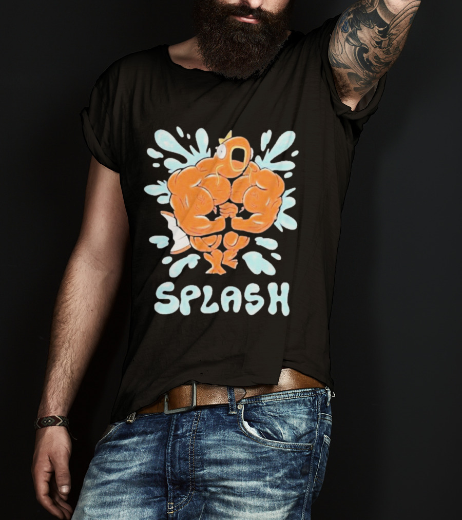 Magikarp Splash Buff Fish Comic T-Shirt