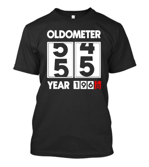 Oldometer 55 45 Year 1968 T-Shirt