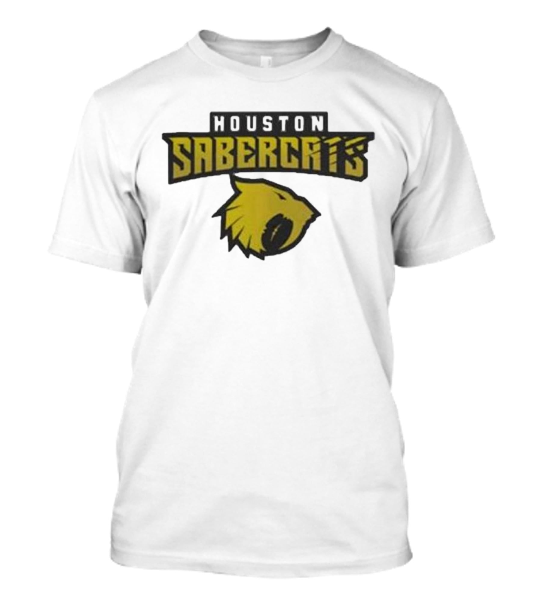 Houston SaberCats Yellow T-Shirt